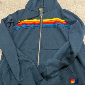 Aviator Nation 5 stripe hoodie